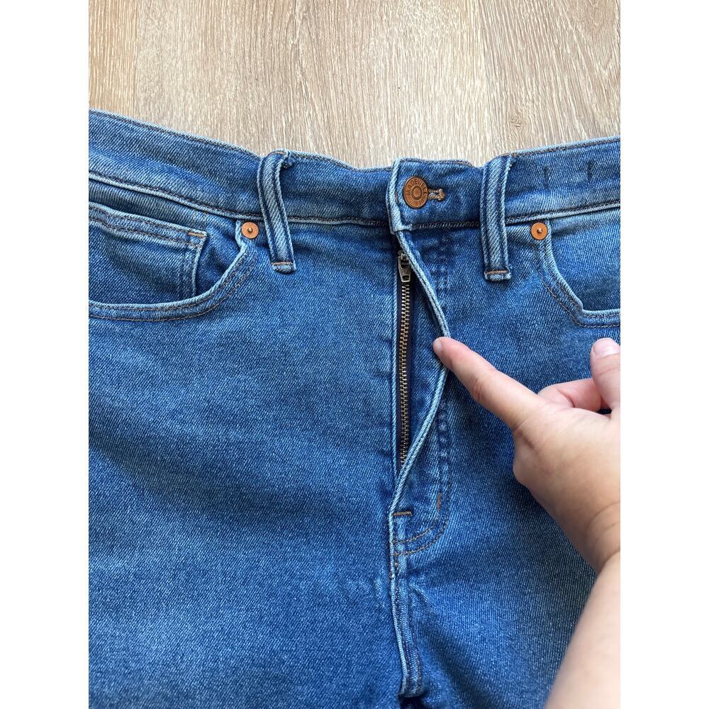 Madewell 10" High-Rise Skinny Jeans In Eardly Wash Size 29 Tall - Picture 5 of 9